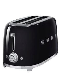 Smeg Tsf02 4-Slice Toaster - Black